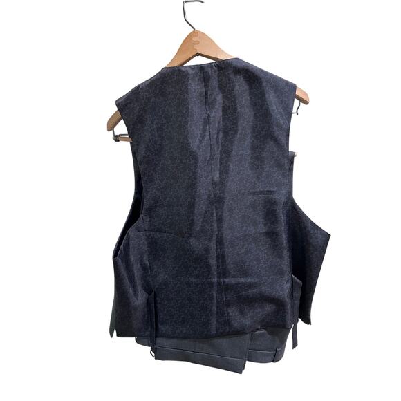 Ralph Lauren 3 Piece Suit 46L Gray Wool Jacket Vest Pants 36x34 Made canda - Picture 16 of 16